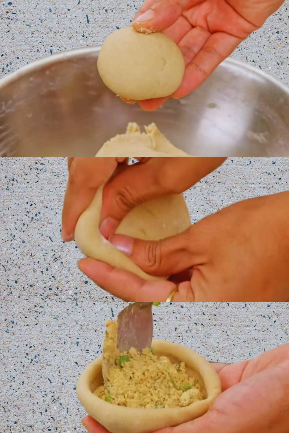 Sattu paratha recipe step 3 Stuffing the pedas