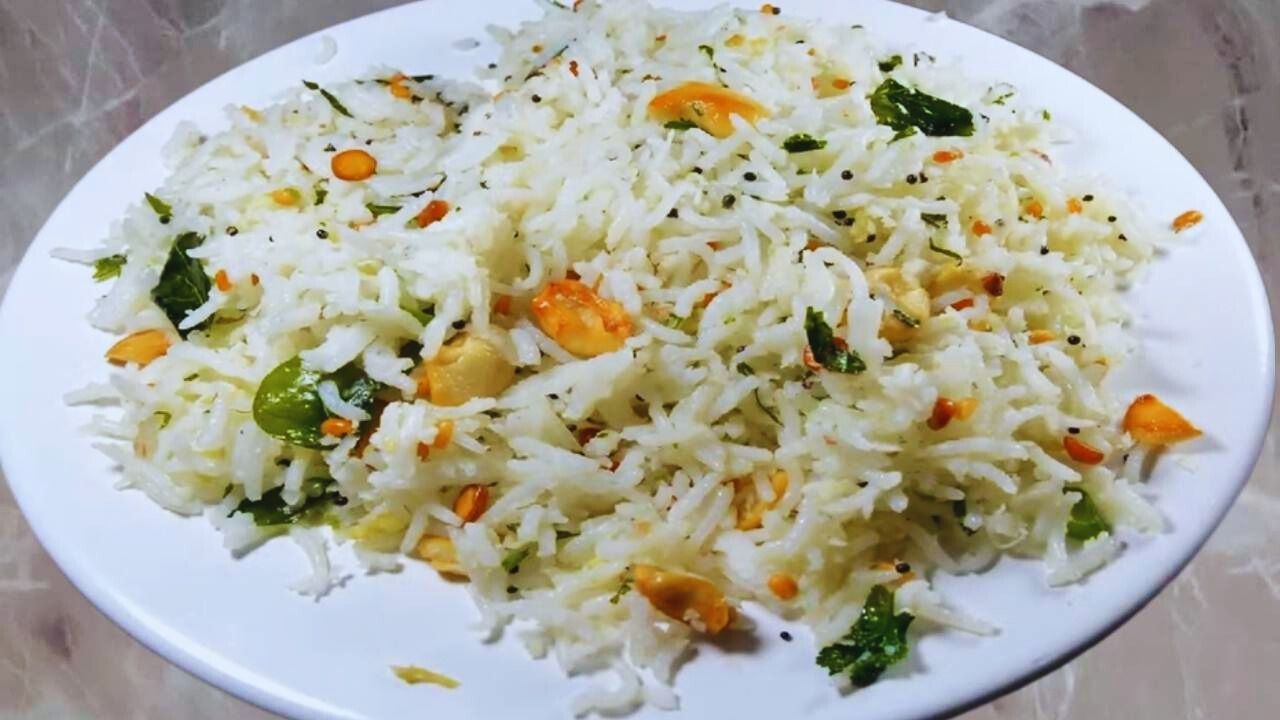 Coconut Rice served 