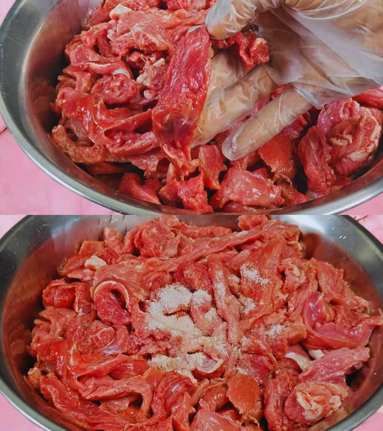 Mutton boti kabab recipe step 1 First marination of mutton