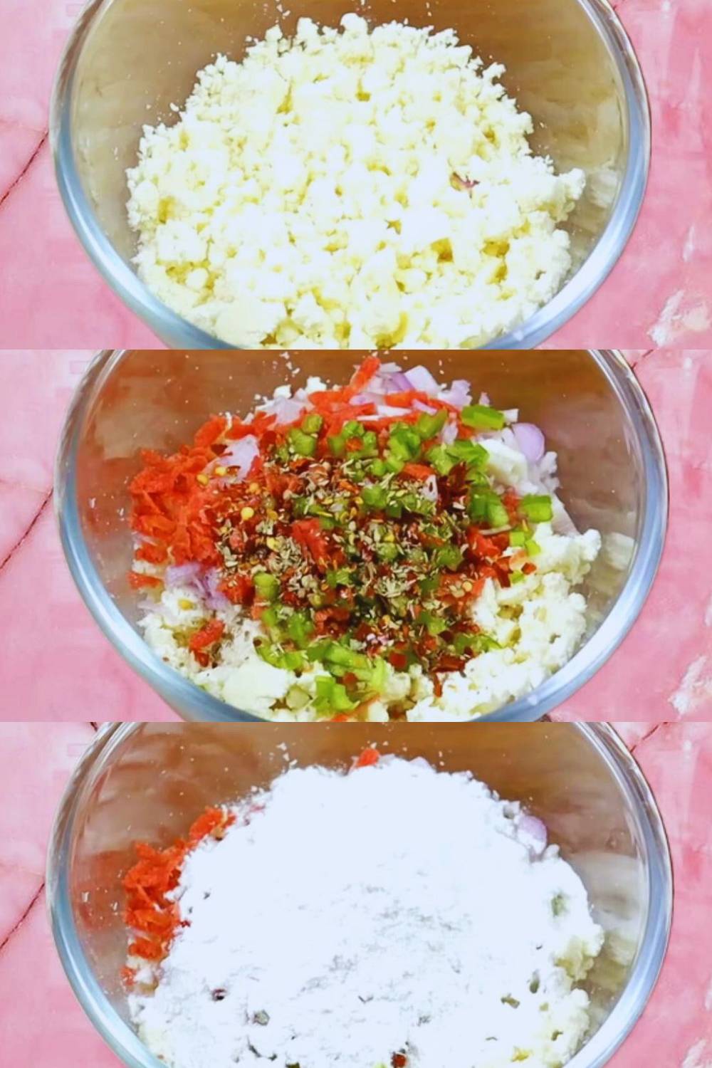 Paneer balls recipe step 1 Making the Paneer Balls