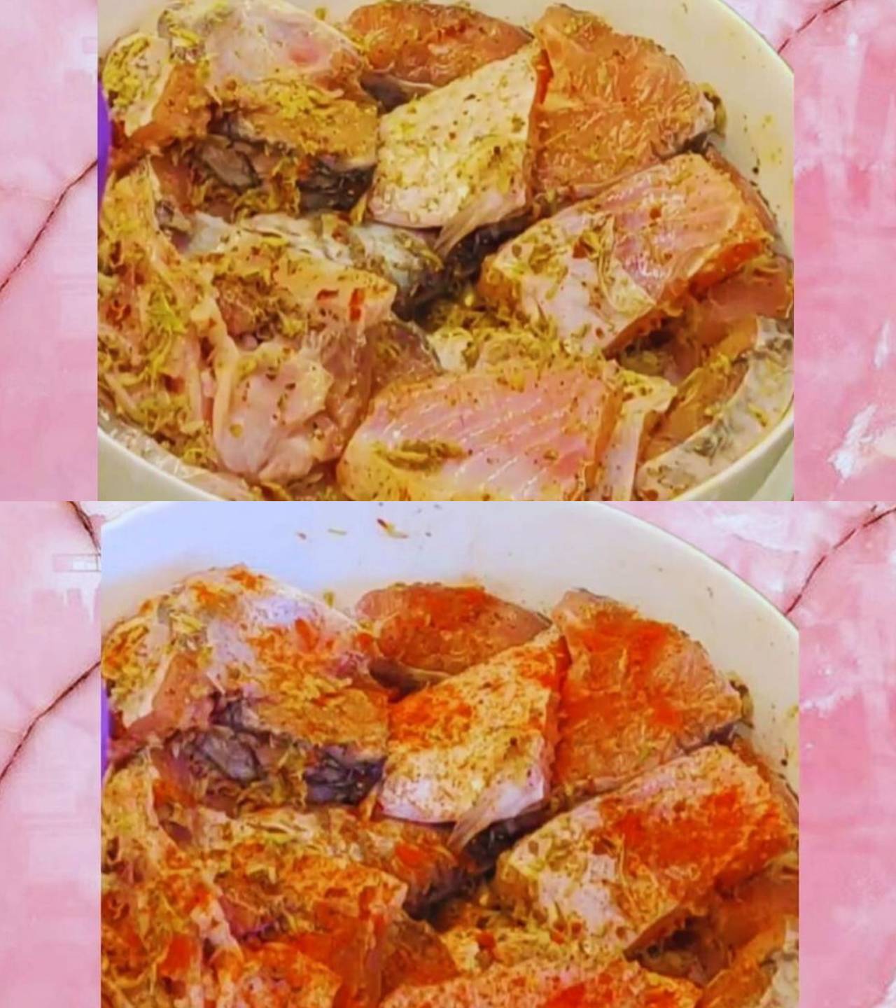 Black pepper fish fry recipe step 3 Marinating fish