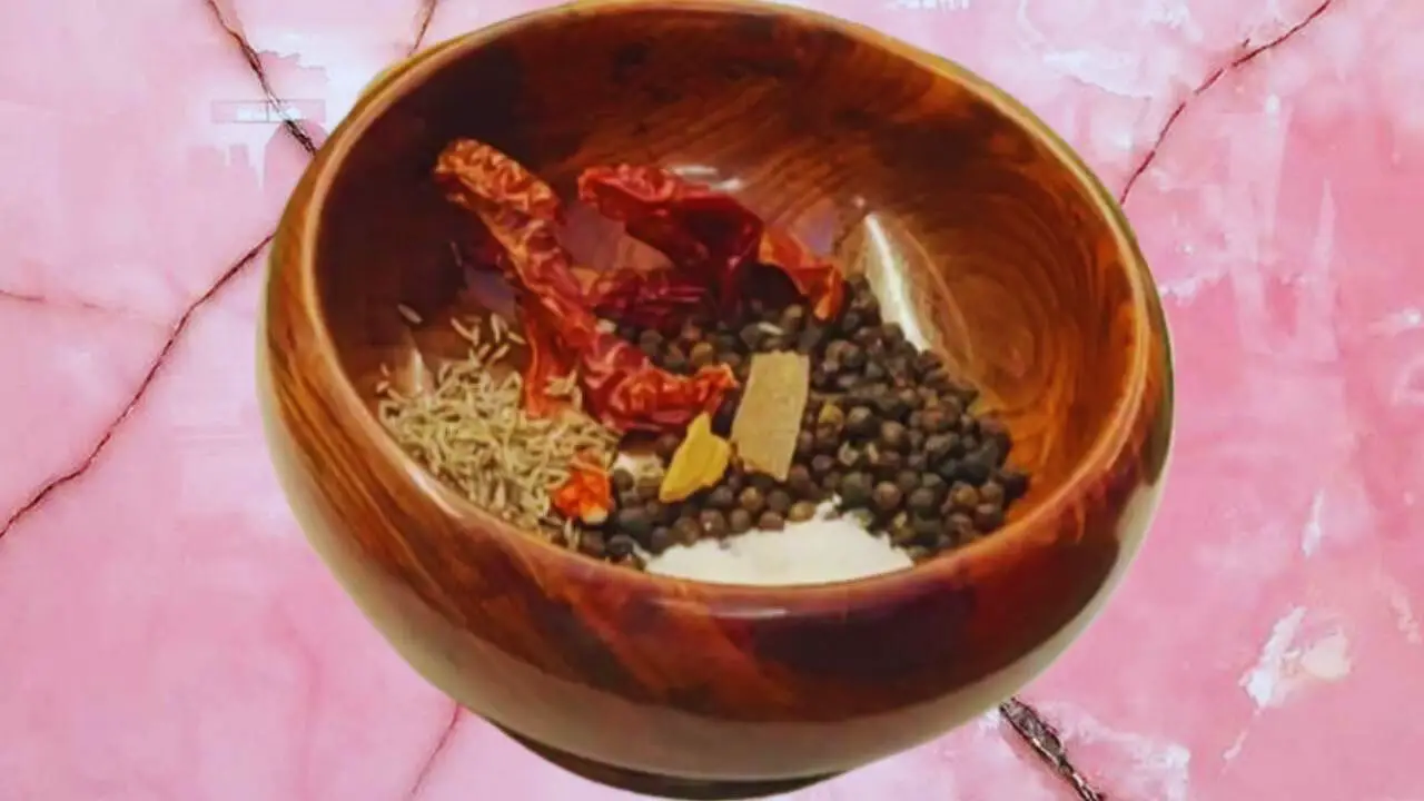 Black pepper fish fry recipe step 1 Whole spices to grind