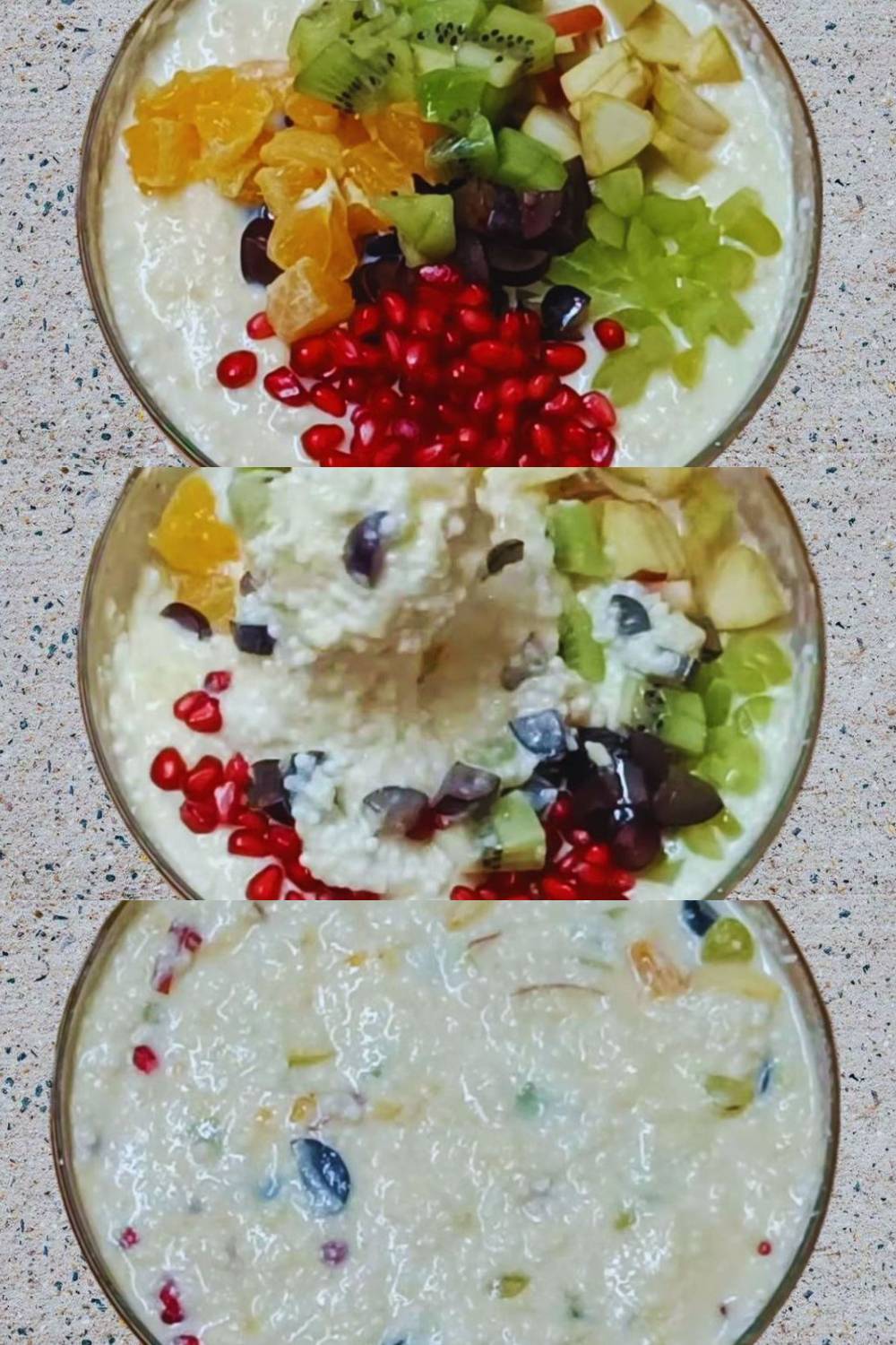 Sabu makha recipe step 4 Adding fruits
