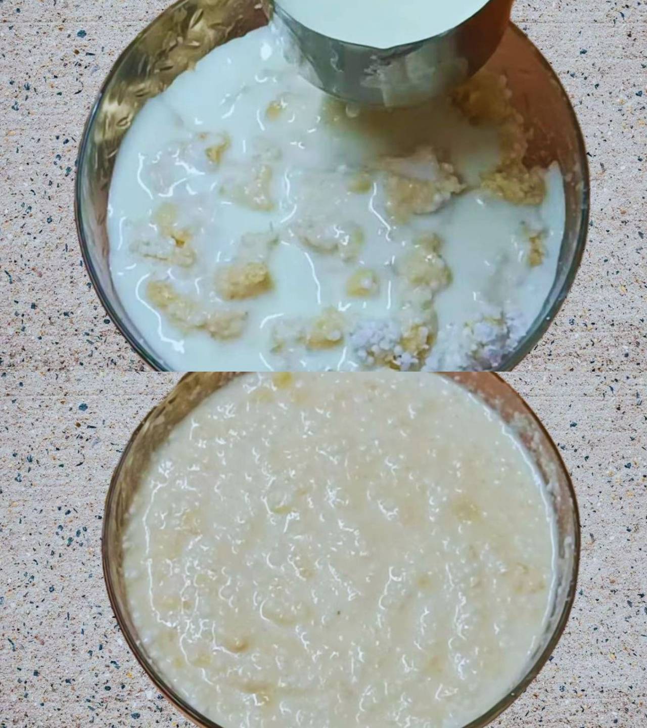 Sabu makha recipe step 3 Adding milk