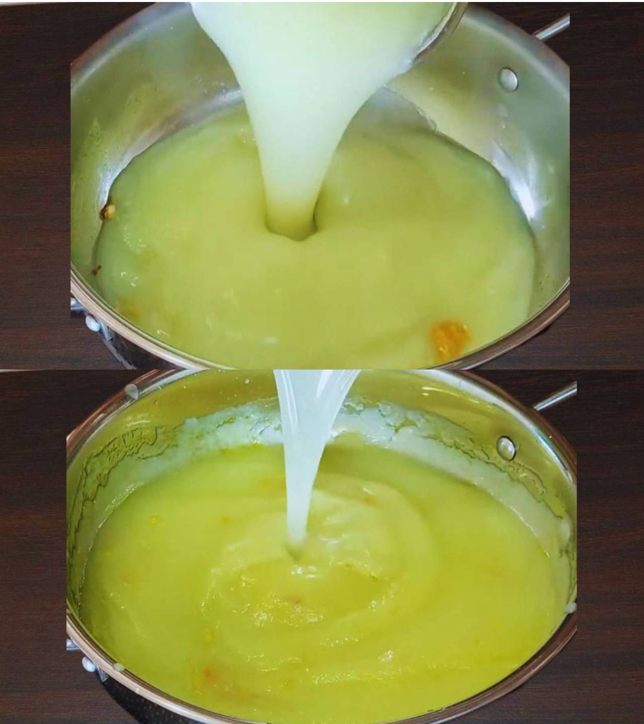 Adding papaya paste 