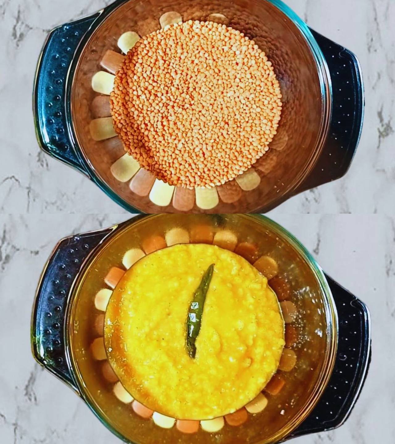 Boiled masoor dal
