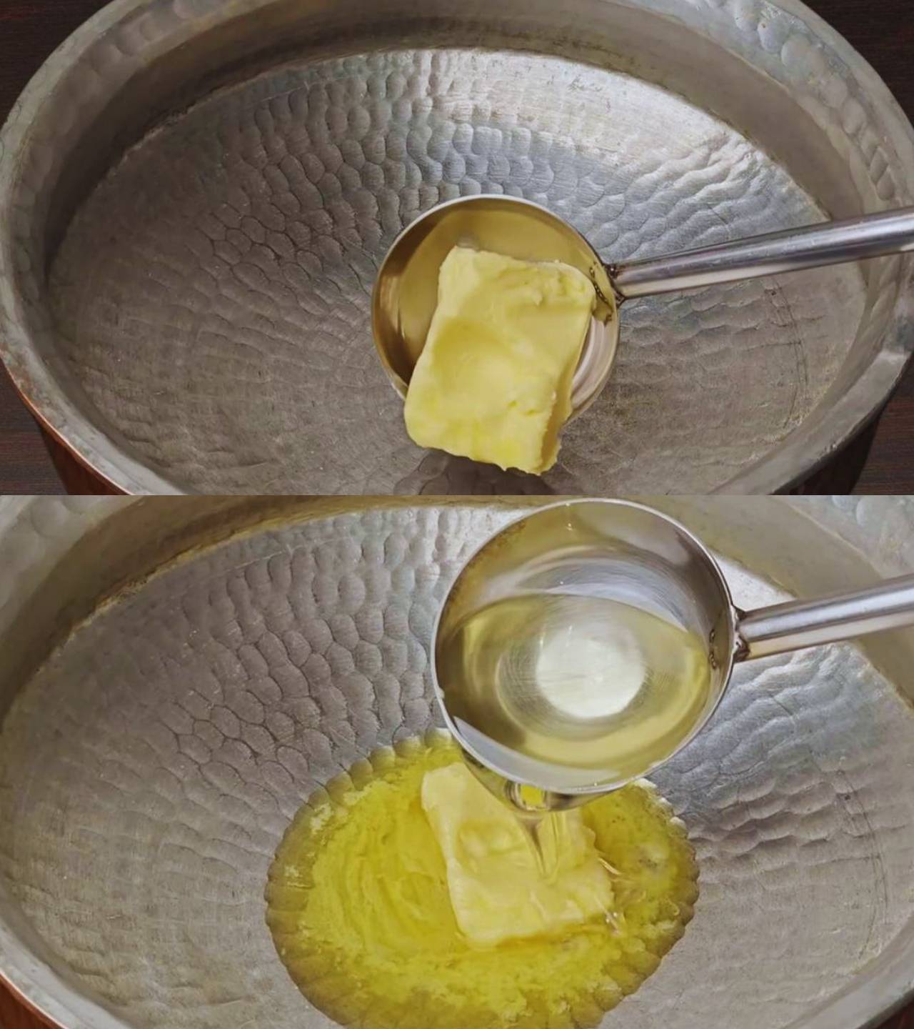 Butter and oil mixture 