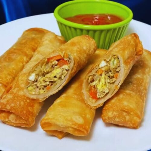 Egg Spring Roll Featured Image