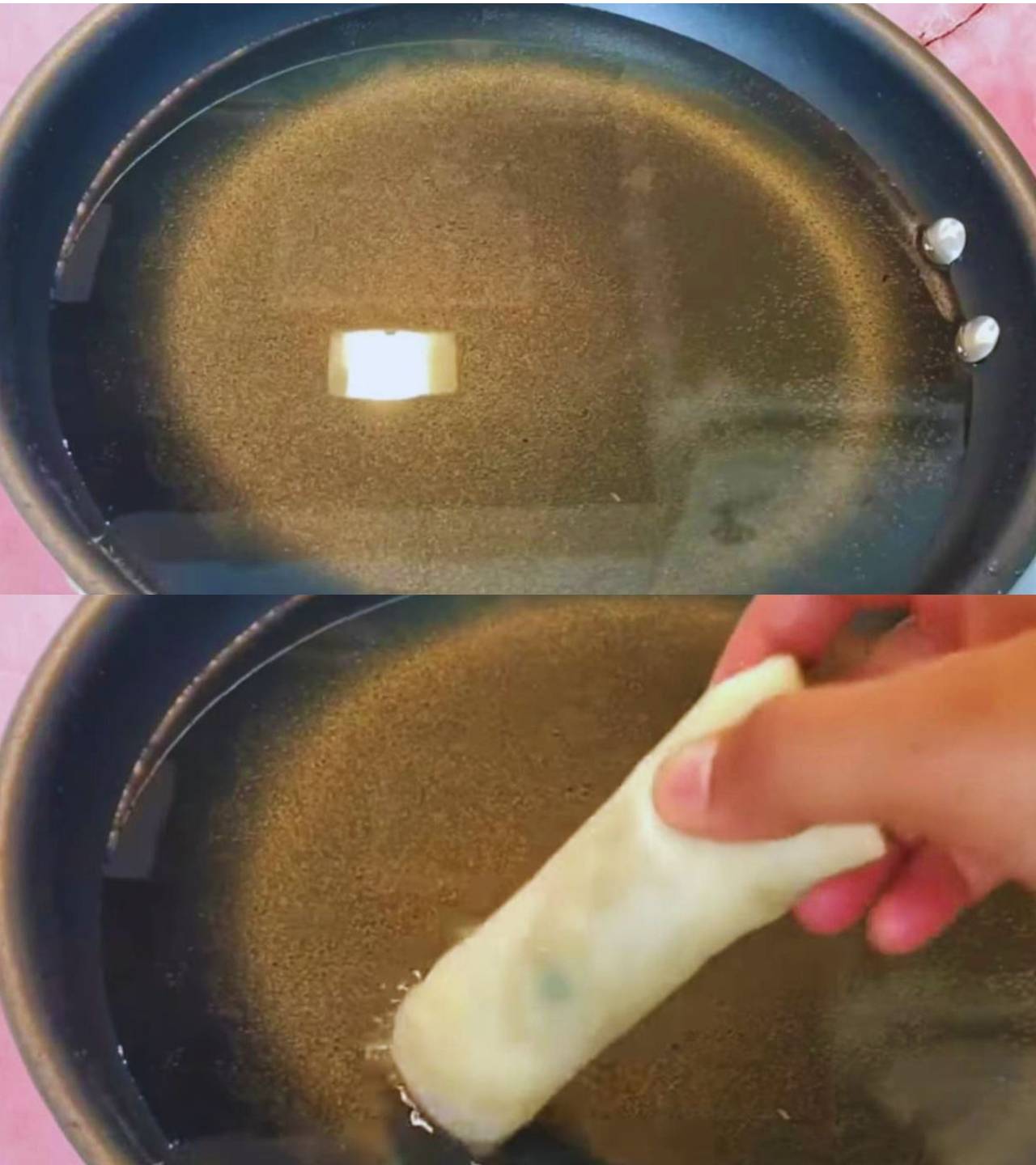 Egg spring roll recipe step 7 Frying Egg Spring Roll