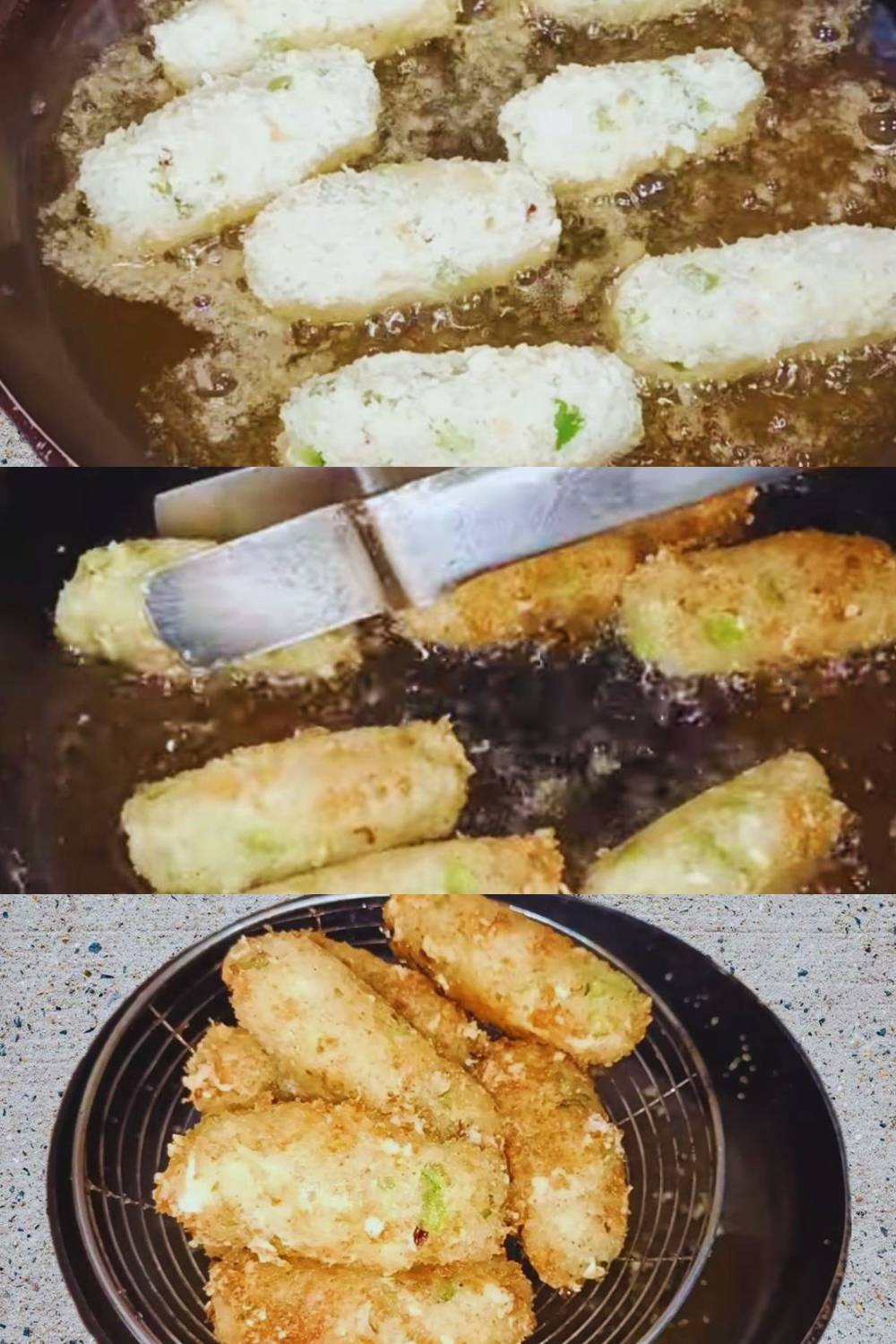 Frying Rice Kababs