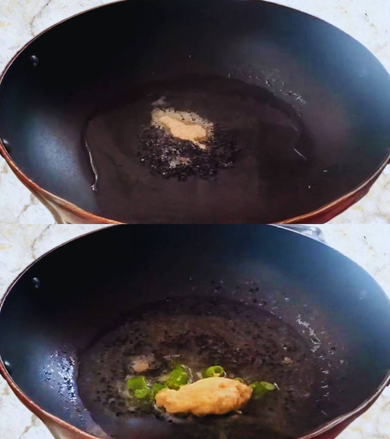 Frying spices 