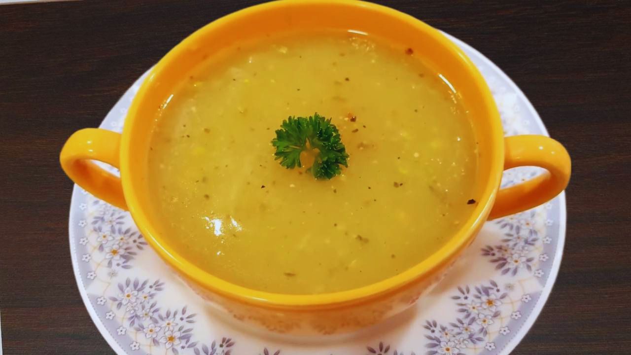 Green Papaya Soup served 