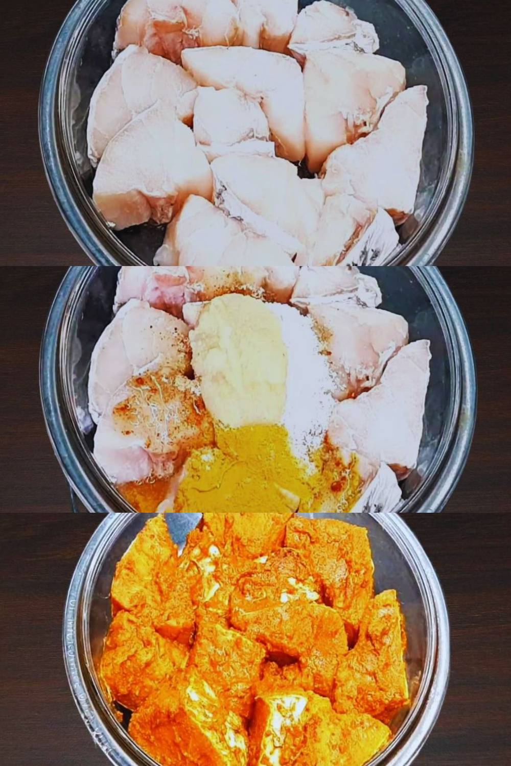 Marinating fish