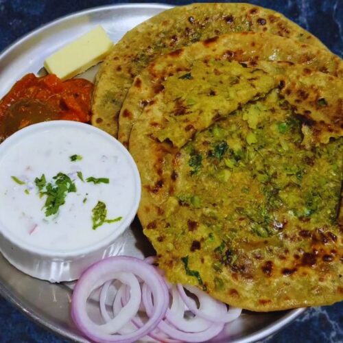 Matar Paratha Featured Image