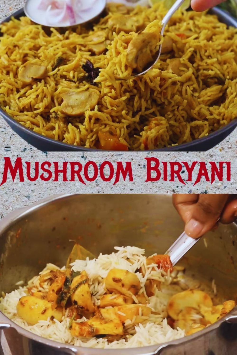 Mushroom Biryani 