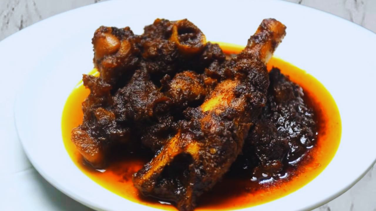 Mutton kala bhuna recipe step 8 Mutton Kala Bhuna served