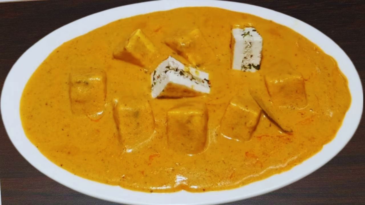 Paneer Pasanda served 