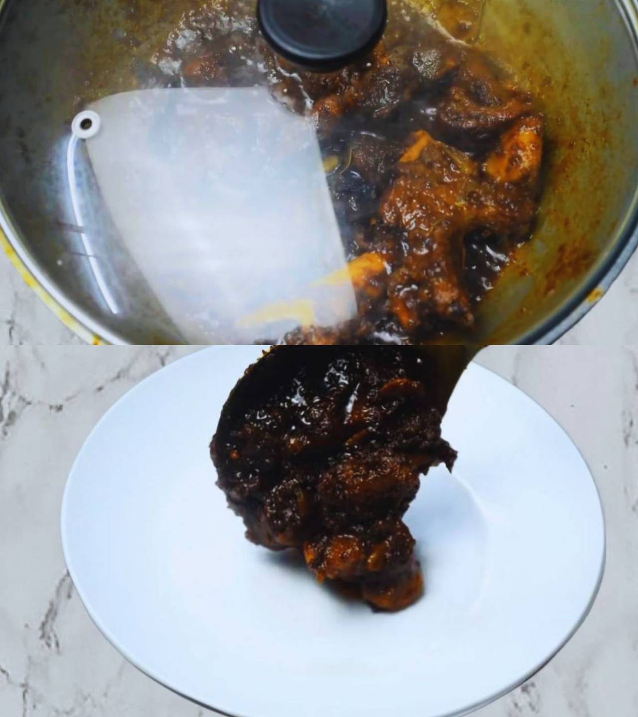 Mutton kala bhuna recipe step 7 Resting cooked Mutton Kala Bhuna