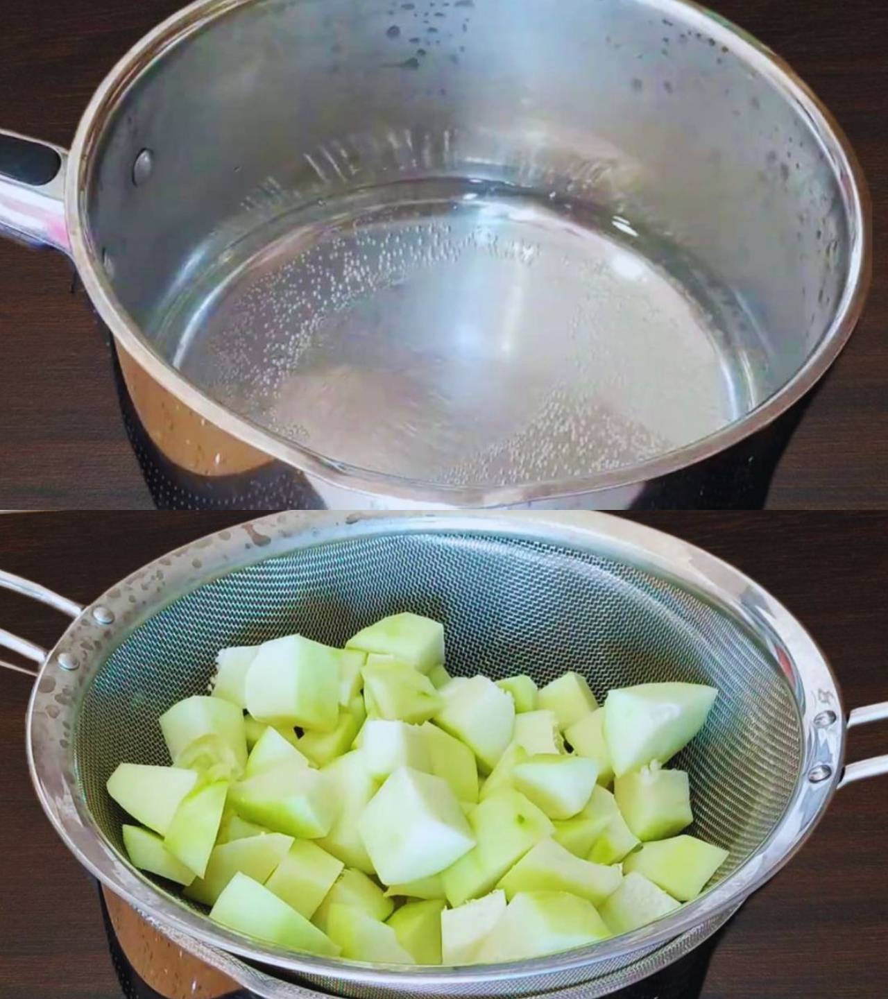Steaming papaya