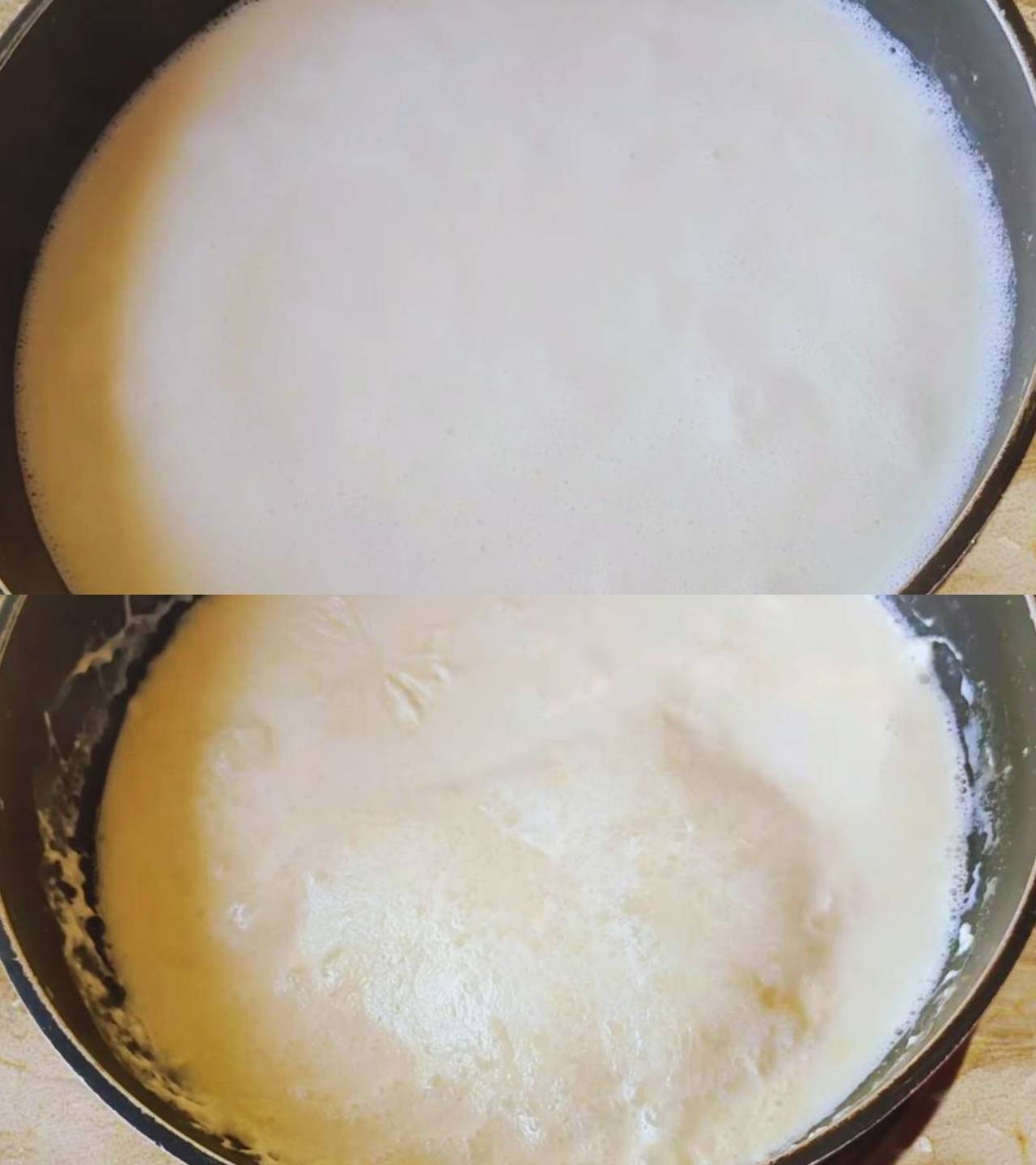 Thickening milk further 