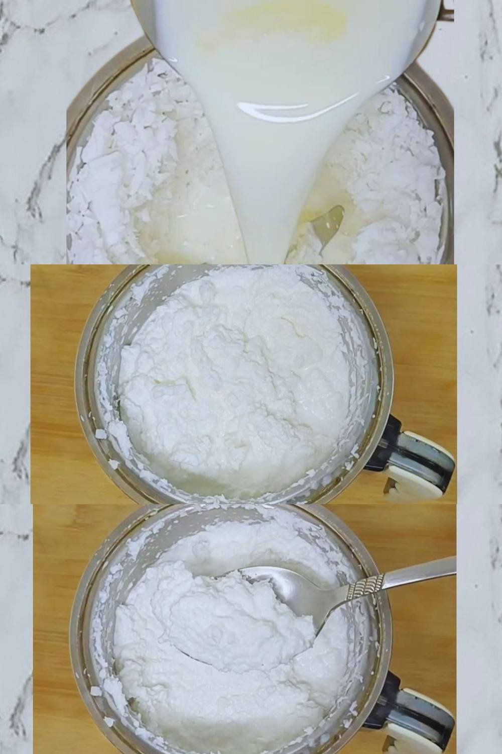Coconut and milk paste 