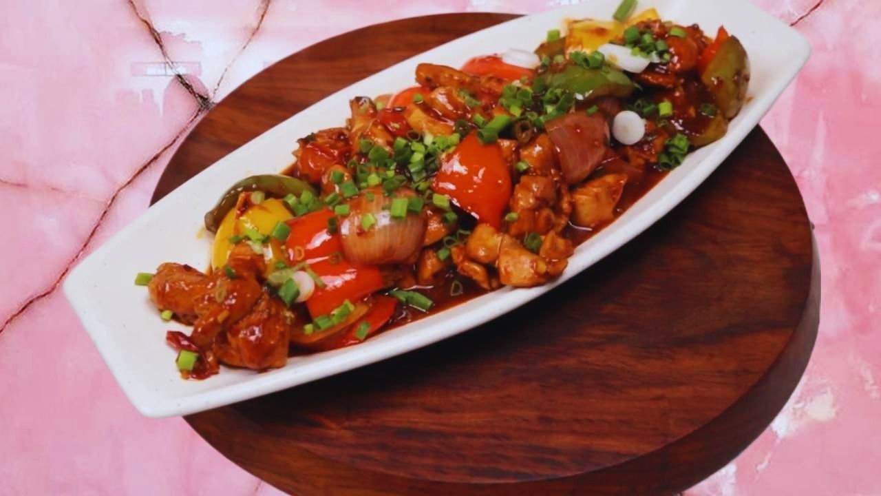 Devil Chicken served 