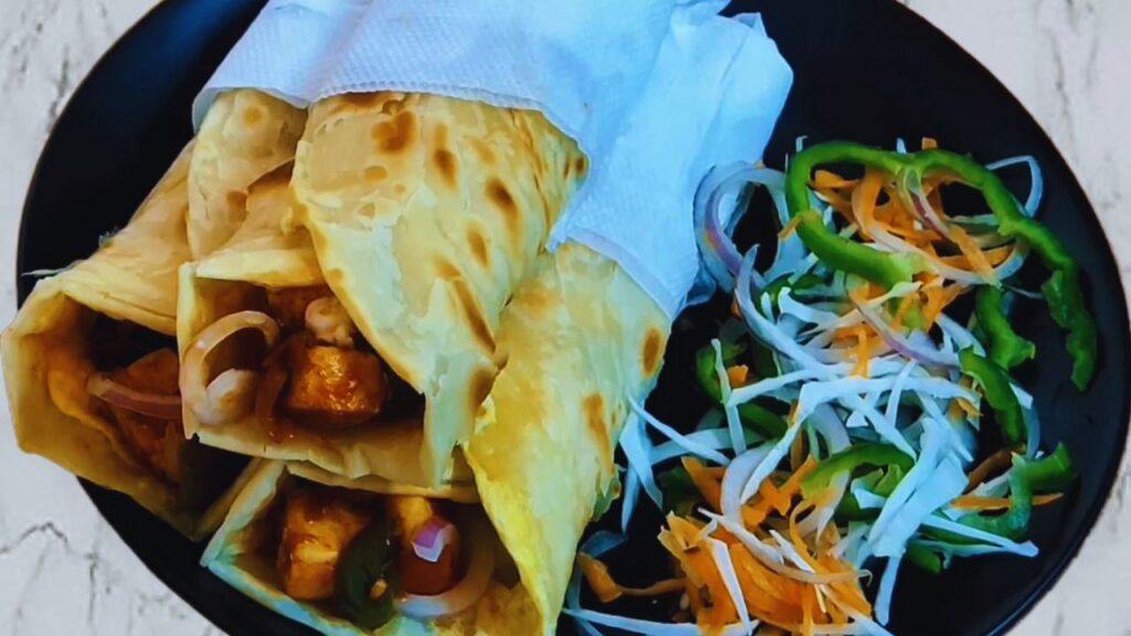 Egg Paneer Roll Featured Image