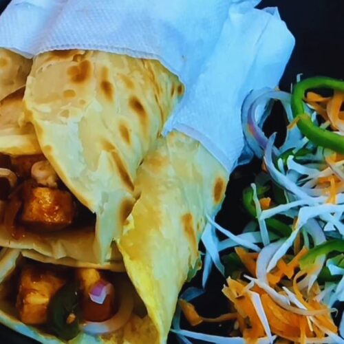Egg Paneer Roll Featured Image