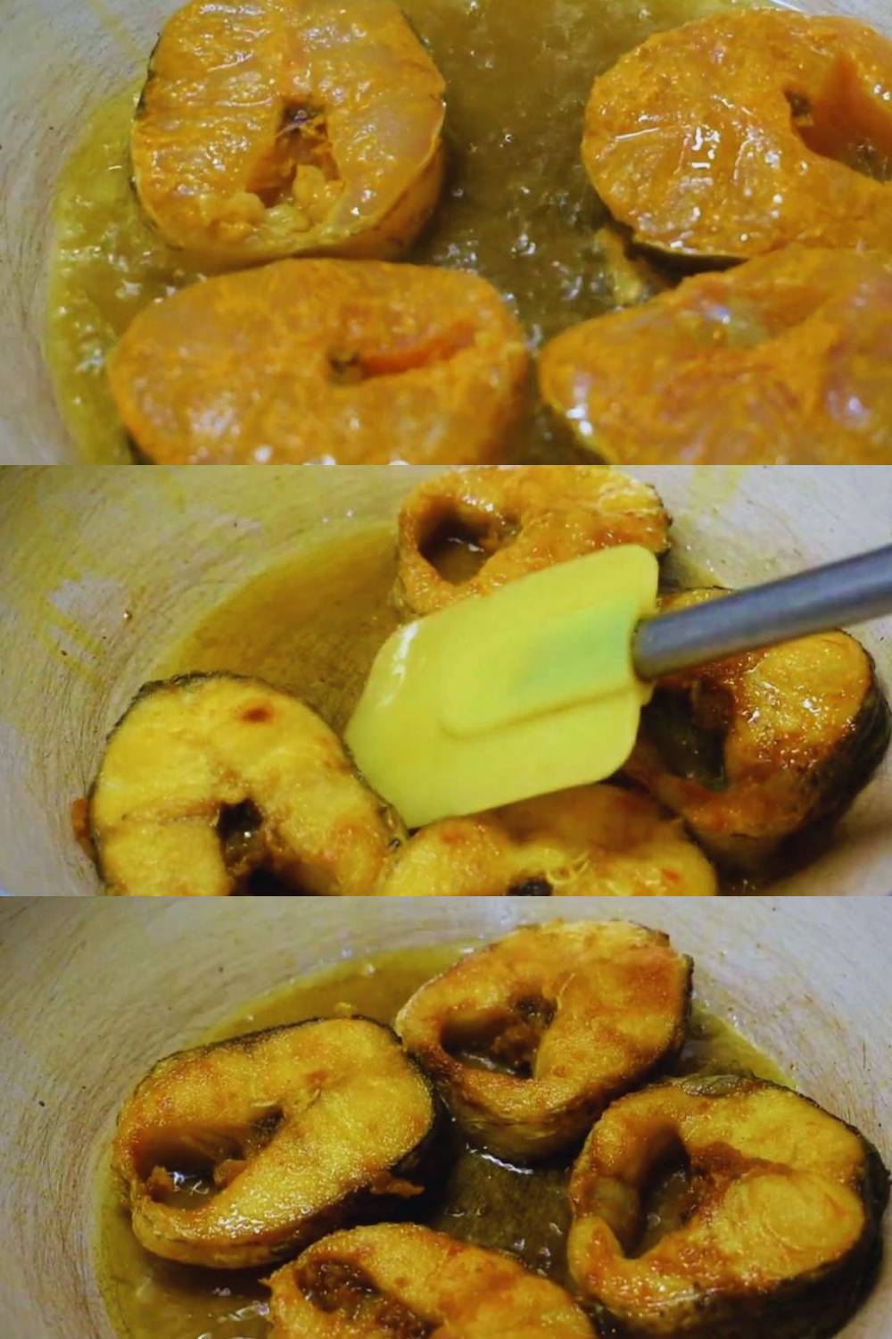 Frying fish