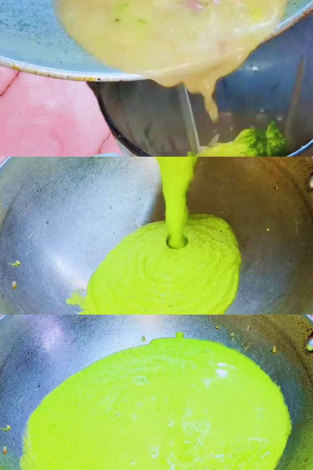 Broccoli soup recipe step 5 Making broccoli paste