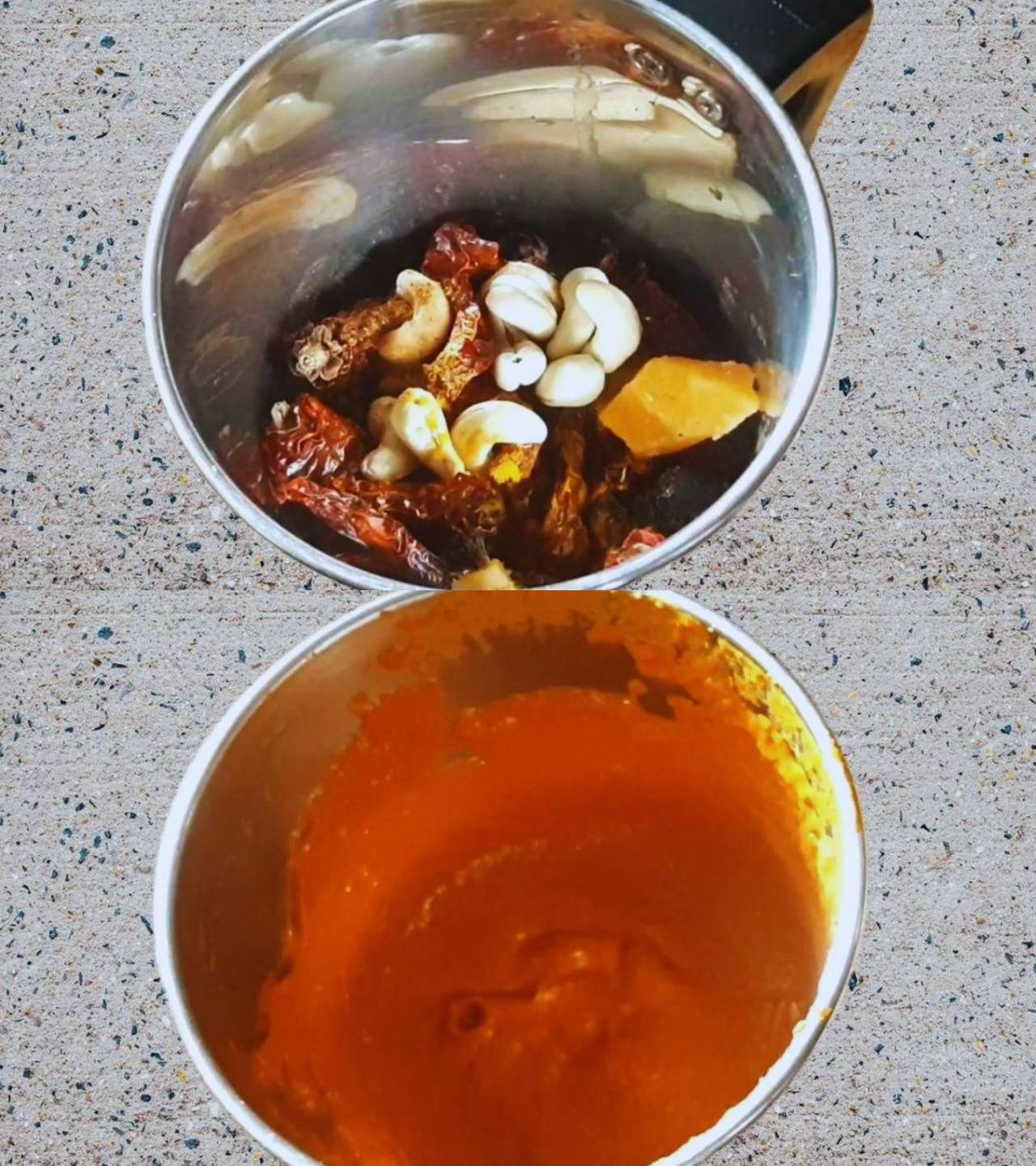 Making masala paste 