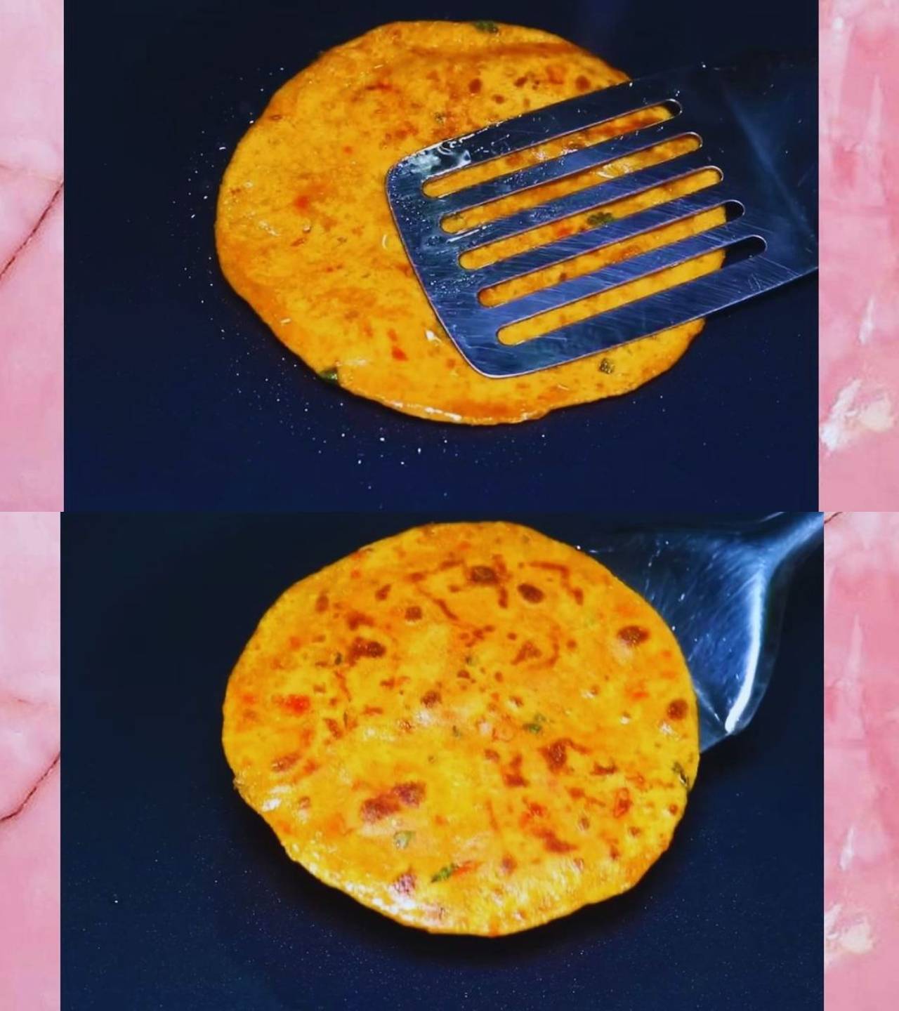 Tamatar paratha recipe step 7 Removing tamatar paratha