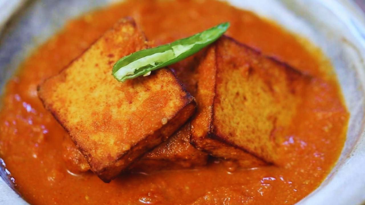 Tomato Paneer served 