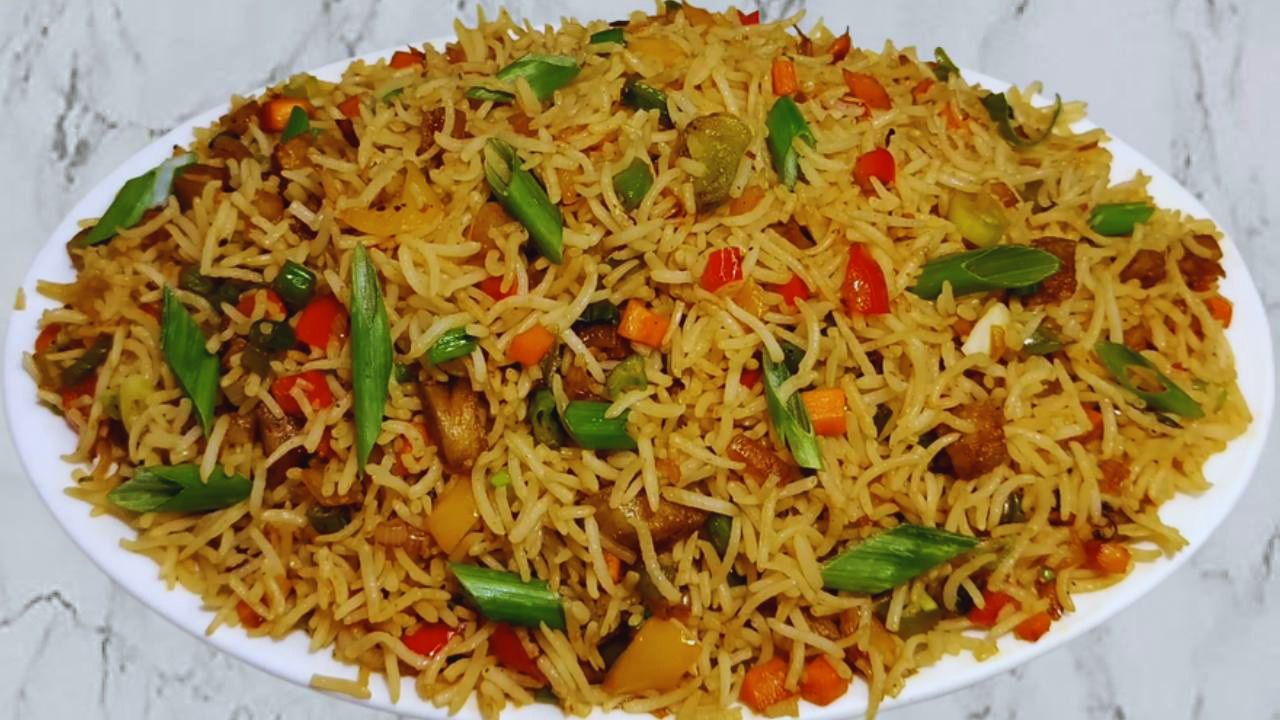 Vegetable Fried Rice served 