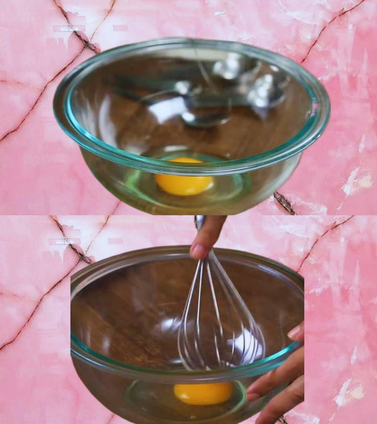 Whisking egg