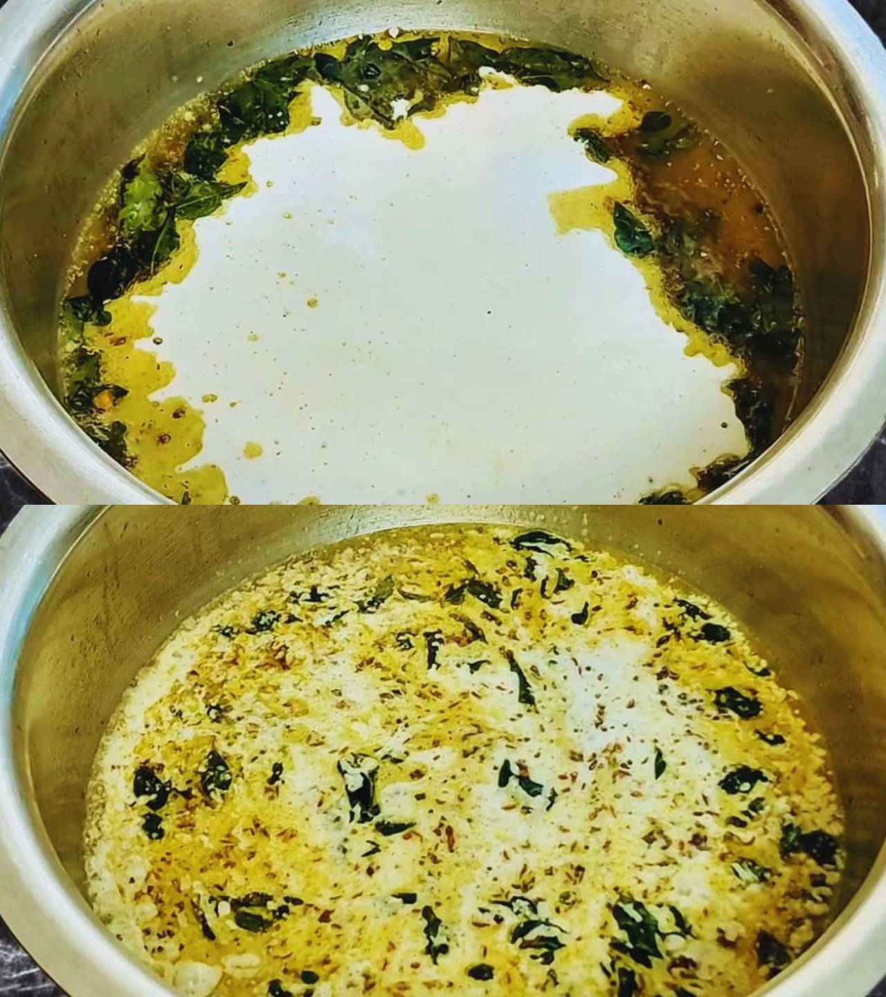 Fish coconut milk curry recipe step 7 Adding blended coconut