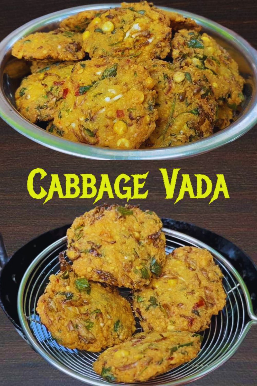 Cabbage Vadas Cabbage Vada