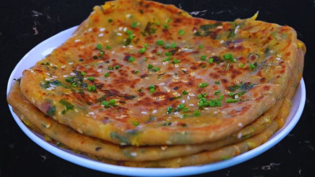 Cheese Corn Paratha Featured Image