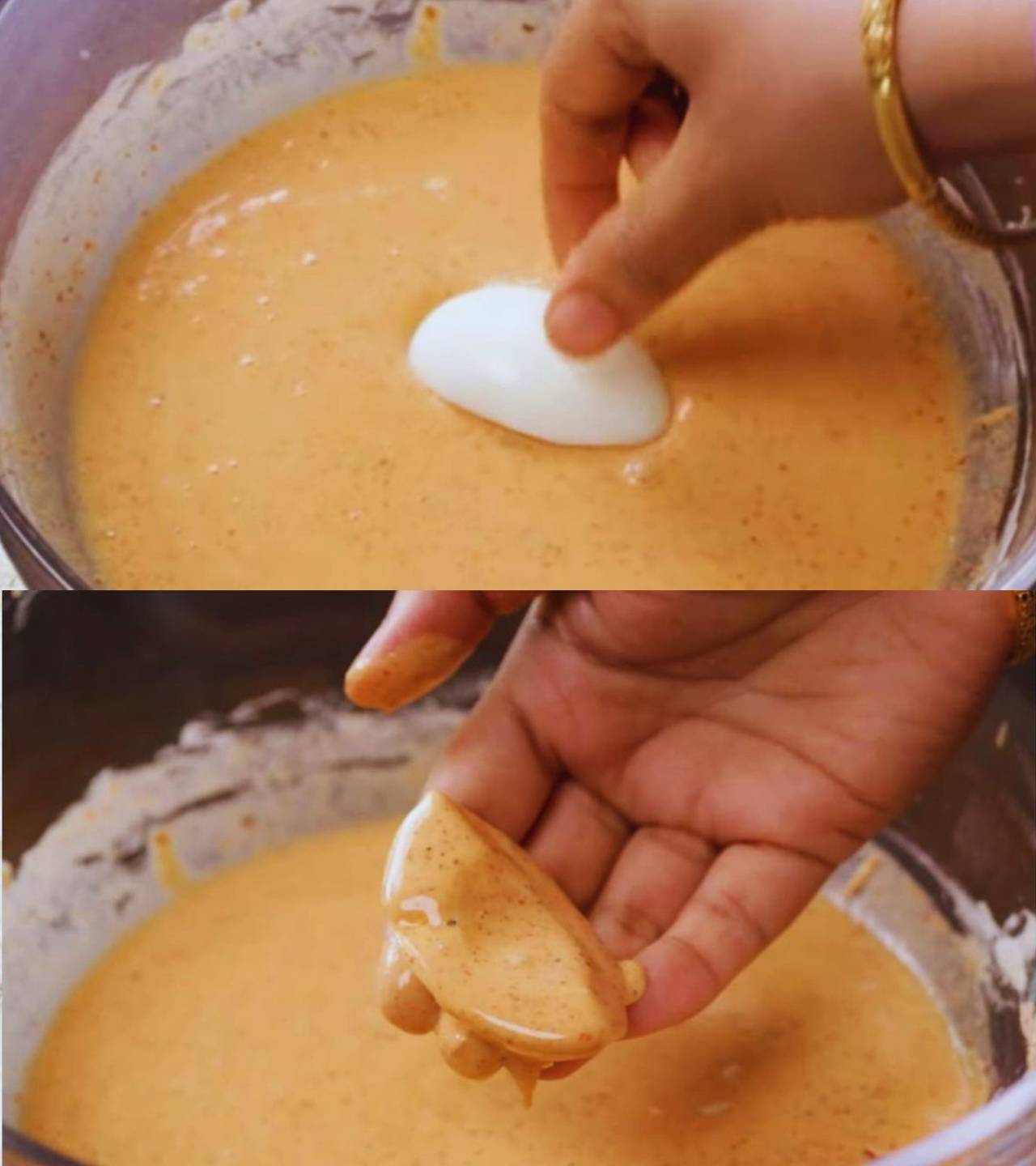 Coating eggs