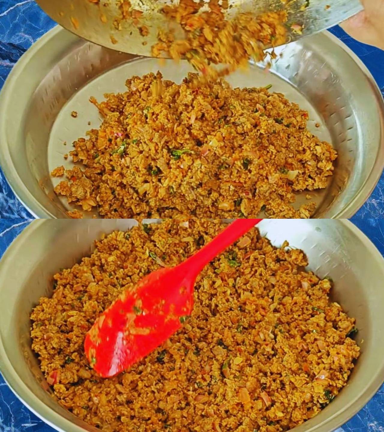 Cooling Mutton Keema Samosa stuffing 