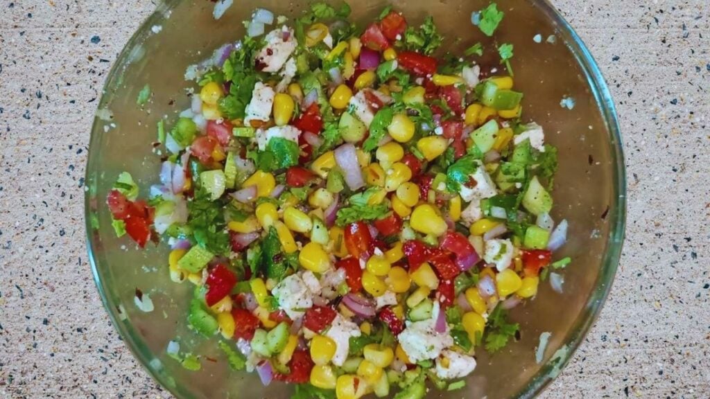Corn Paneer Salad Featured Image