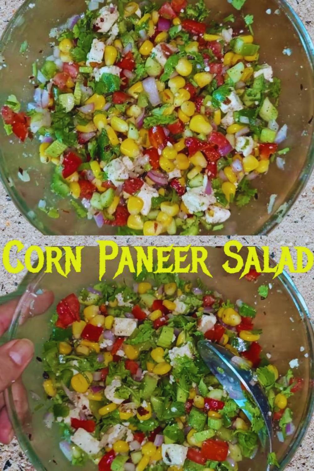 Corn Paneer Salad Corn Paneer Salad