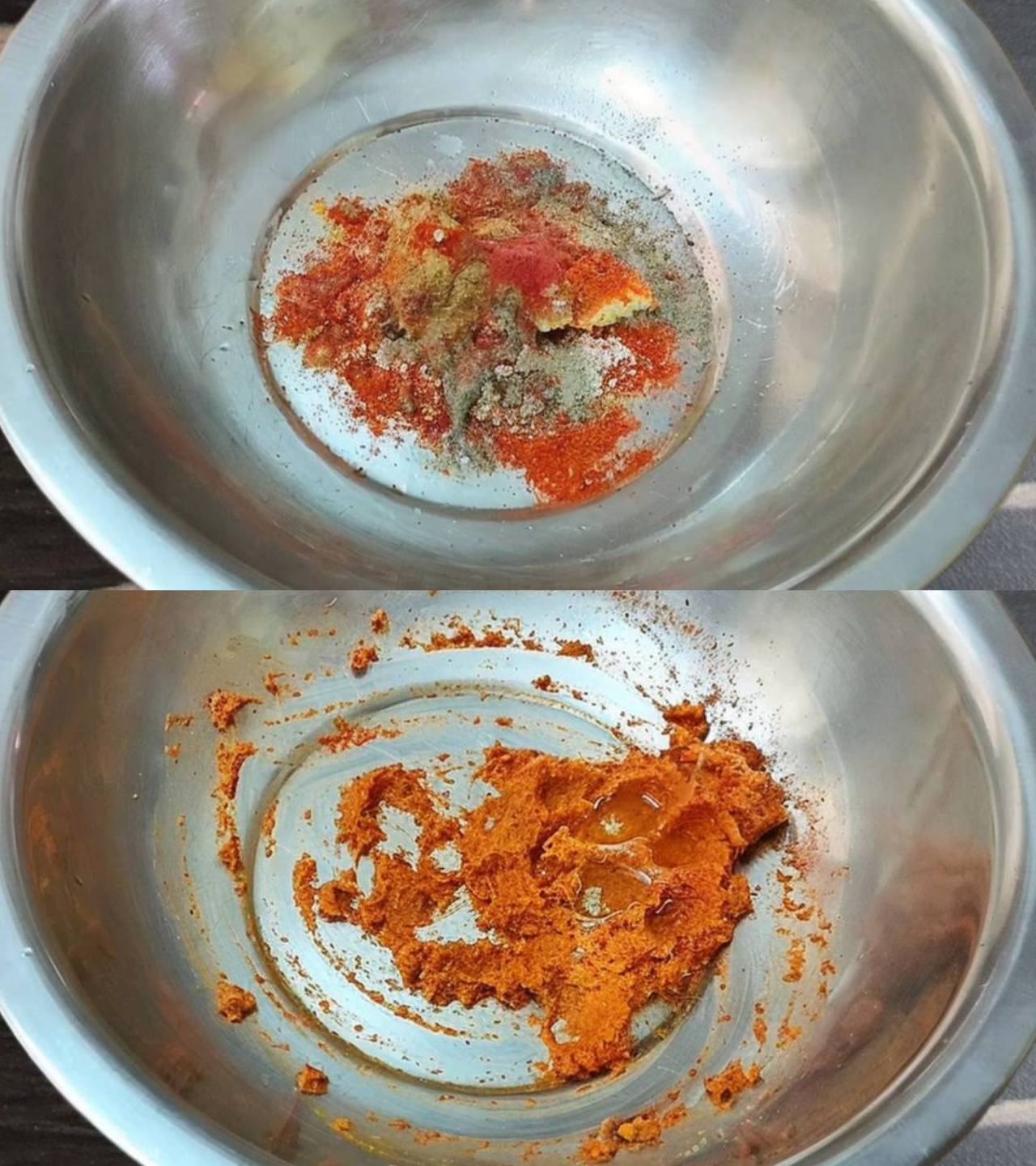 Making masala paste 