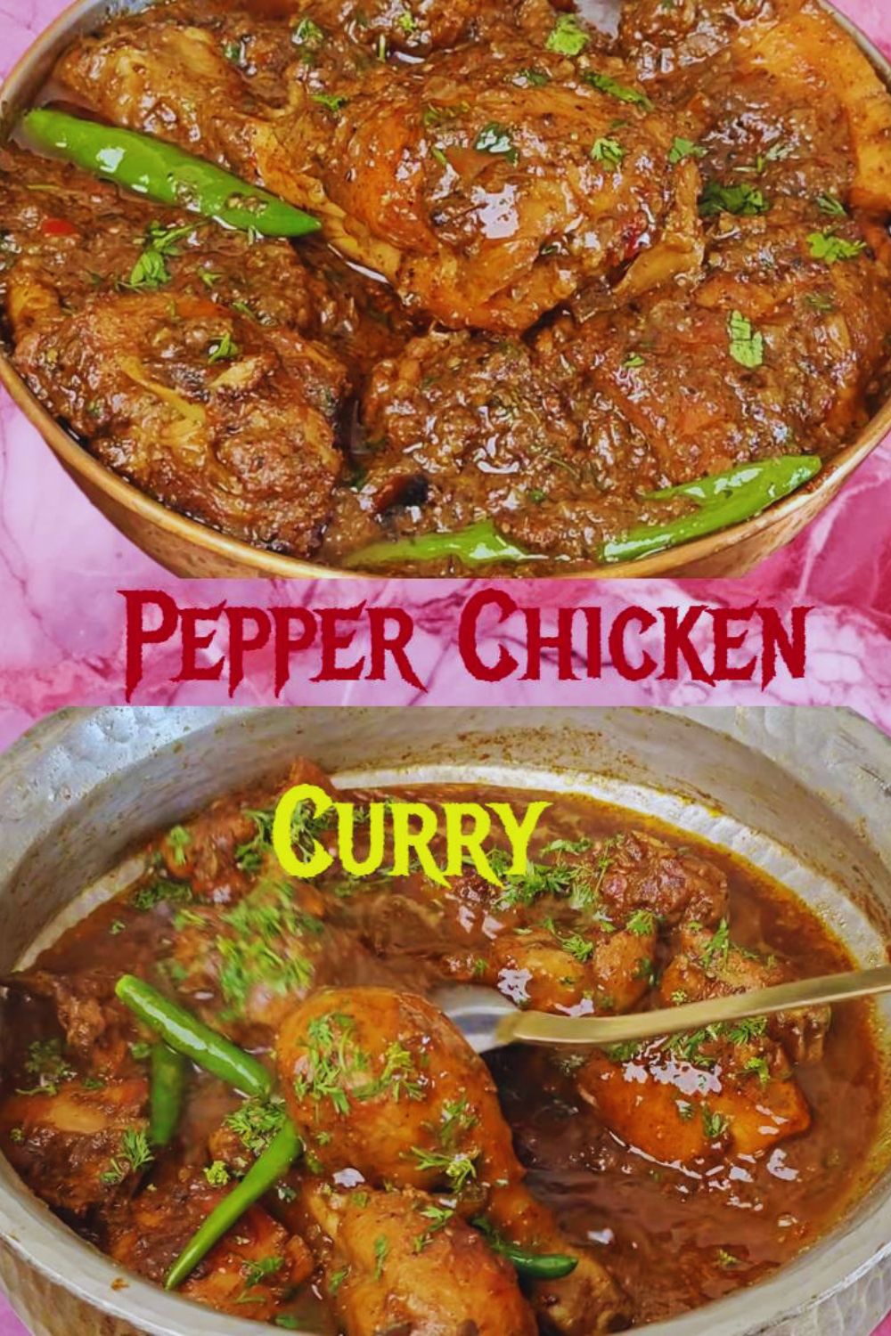 Pepper Chicken Curry 