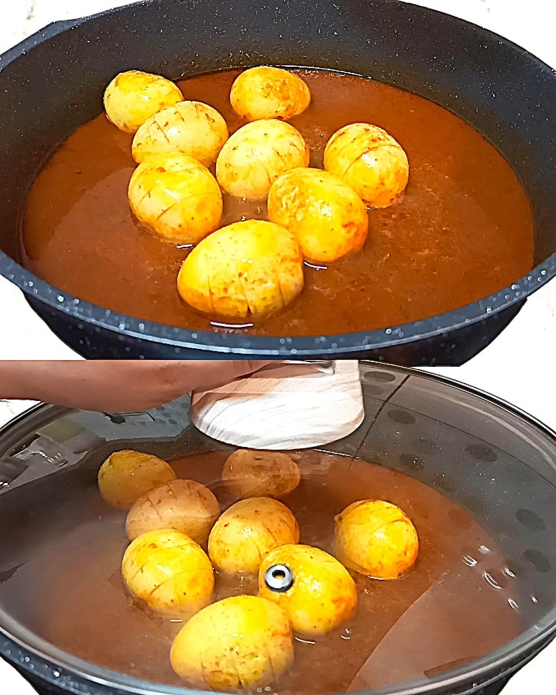 Adding eggs